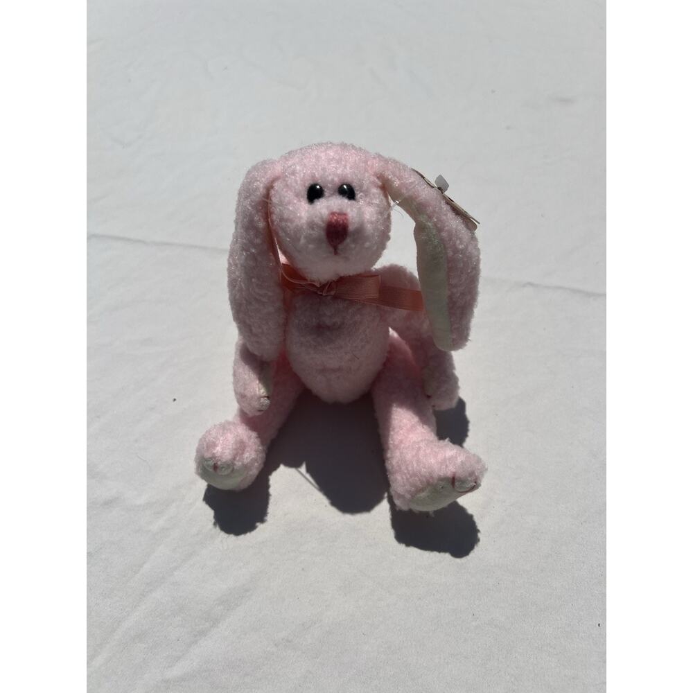 Ty Attic Treasures Strawbunny the Rabbit 1993 Jointed Tag Errors Beanie Babies